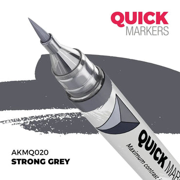 AK Interactive Quick Marker: Strong Grey