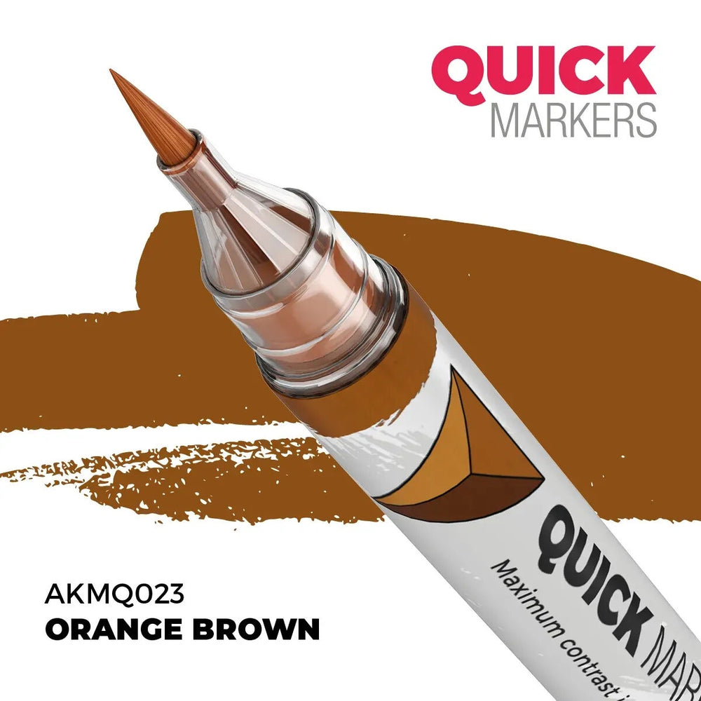 AK Interactive Quick Marker: Orange Brown