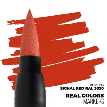 AK Interactive Real Colors Markers: Signal Red RAL 3020 - Acrylic Paint Marker