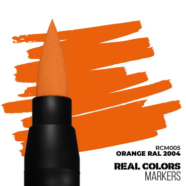 AK Interactive Real Colors Markers: Orange RAL 2004 - Acrylic Paint Marker