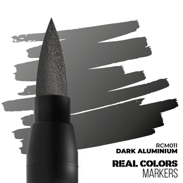 AK Interactive Real Colors Markers: Dark Aluminium - Acrylic Paint Marker