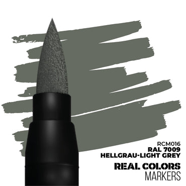 AK Interactive Real Colors Markers: RAL 7009 Hellgrau-Light Grey - Acrylic Paint Marker