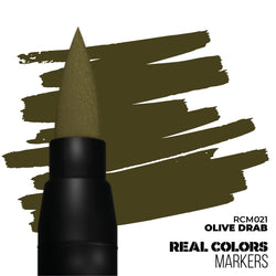 AK Interactive Real Colors Markers: Olive Drab - Acrylic Paint Marker