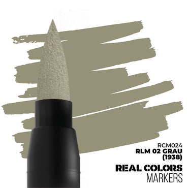 AK Interactive Real Colors Markers: RLM 02 Grau (1938) - Acrylic Paint Marker