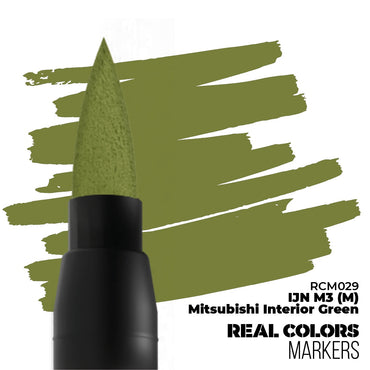 AK Interactive Real Colors Markers: IJN M3 (M) Mitsubishi Interior Green - Acrylic Paint Marker