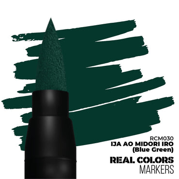 AK Interactive Real Colors Markers: IJA Ao Midori IRO (Blue Green) - Acrylic Paint Marker