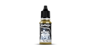Vallejo Model Color: #125 - Military Yellow - 18 ml Matt Acrylic Paint