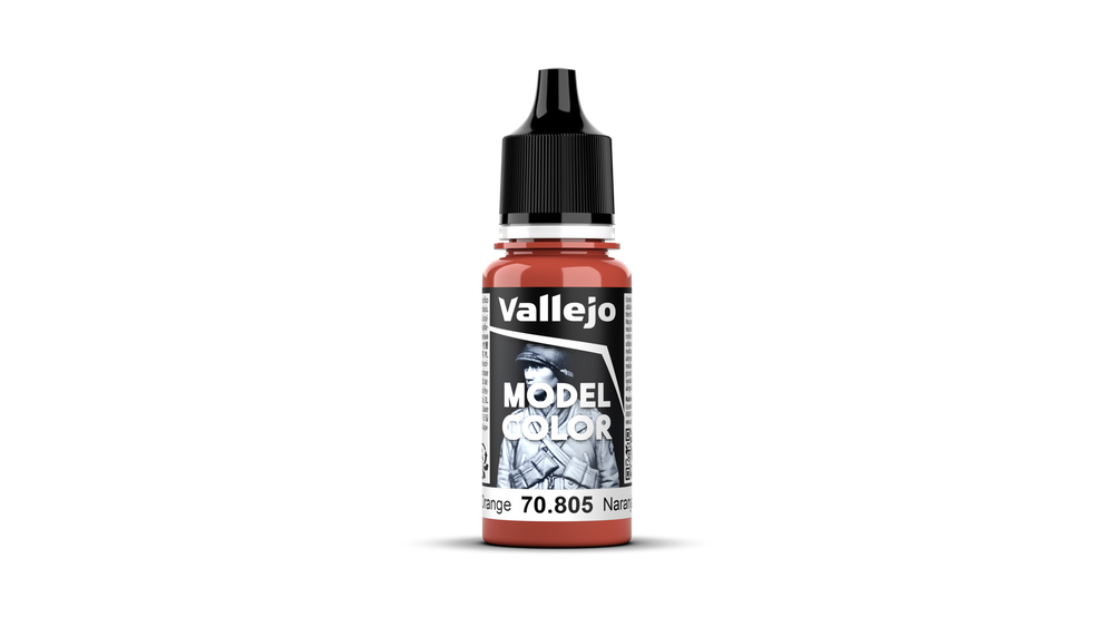 Vallejo Model Color: #008 - German Orange - 18 ml Matt Acrylic Paint