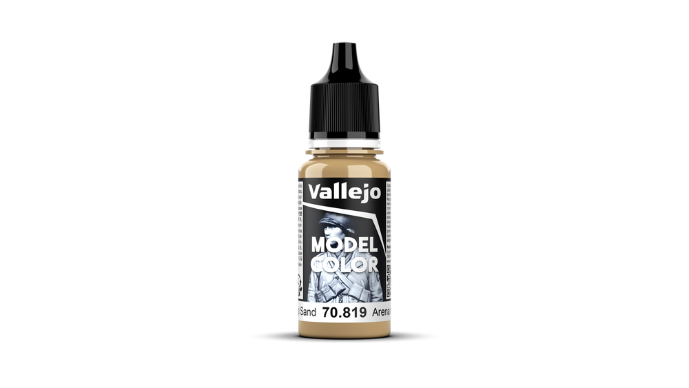Vallejo Model Color: #137 - Iraqi Sand - 18 ml Matt Acrylic Paint