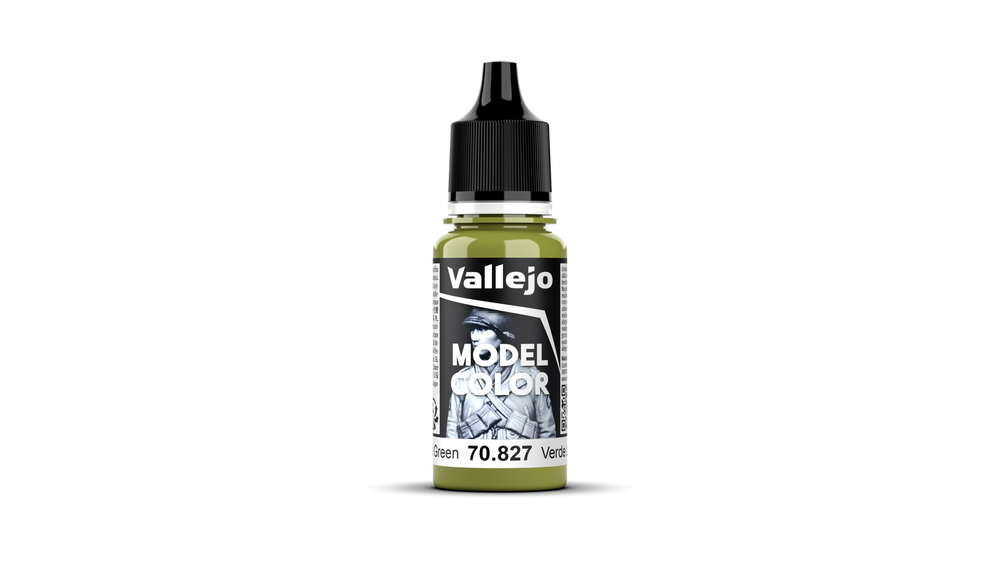 Vallejo Model Color: #091 - Lime Green - 18 ml Matt Acrylic Paint