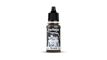 Vallejo Model Color: #193 - Mahogany Ink - 18 ml Transparent Acrylic Paint