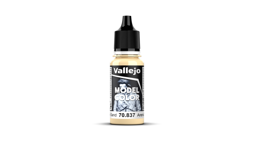 Vallejo Model Color: #022 - Pale Sand - 18 ml Matt Acrylic Paint