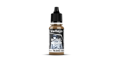 Vallejo Model Color: #014 - Cork Brown - 18 ml Matt Acrylic Paint