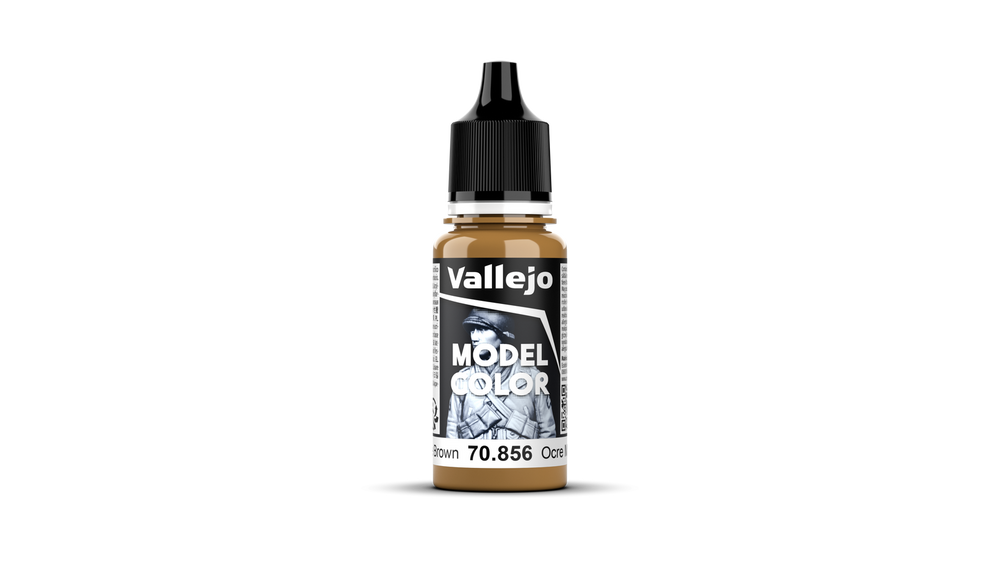 Vallejo Model Color: #159 - Ochre Brown - 18 ml Matt Acrylic Paint