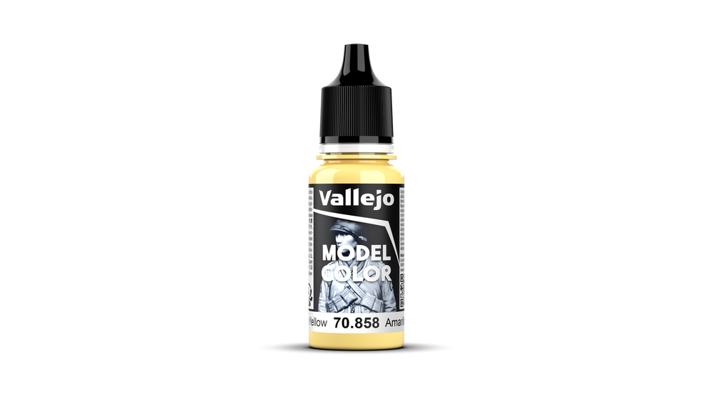 Vallejo Model Color: #023 - Ice Yellow - 18 ml Matt Acrylic Paint