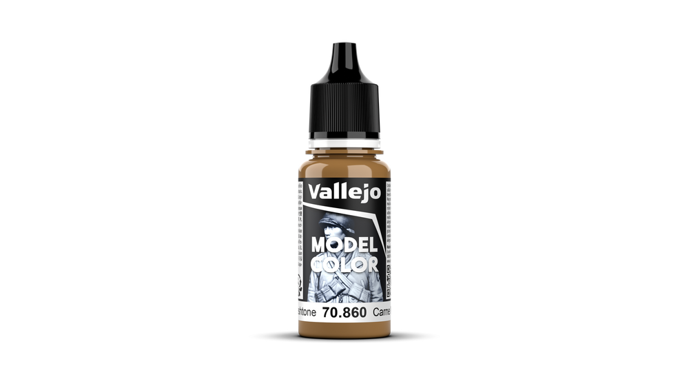 Vallejo Model Color: #019 - Medium Fleshtone - 18 ml Matt Acrylic Paint