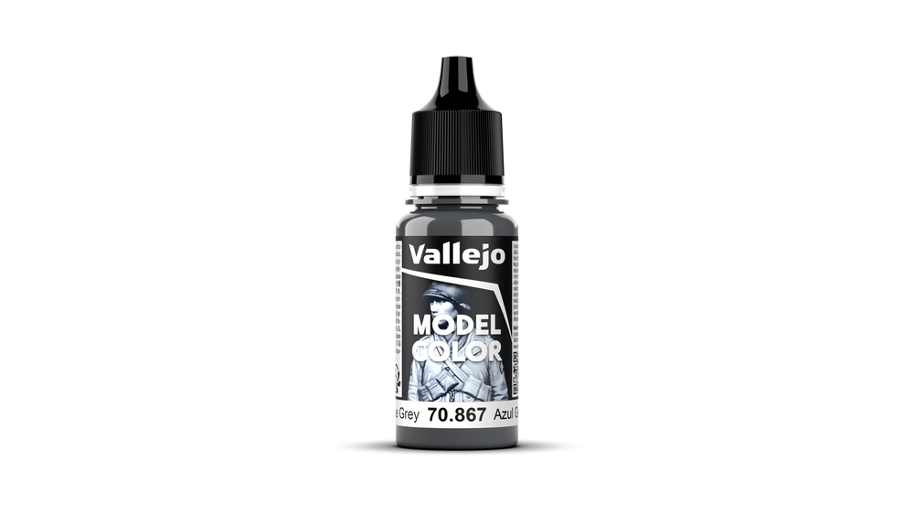 Vallejo Model Color: #180 - Dark Blue Grey - 18 ml Matt Acrylic Paint