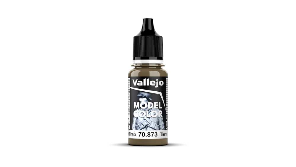 Vallejo Model Color: #142 - US Field Drab - 18 ml Matt Acrylic Paint