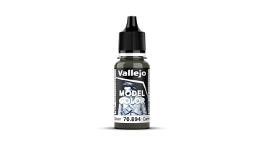 Vallejo Model Color: #108 - Cam. Olive Green - 18 ml Matt Acrylic Paint