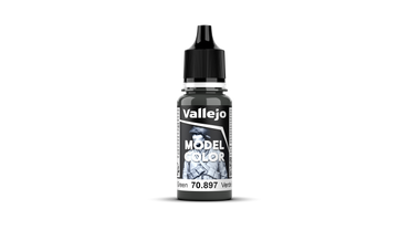 Vallejo Model Color: #084 - Bronze Green - 18 ml Matt Acrylic Paint