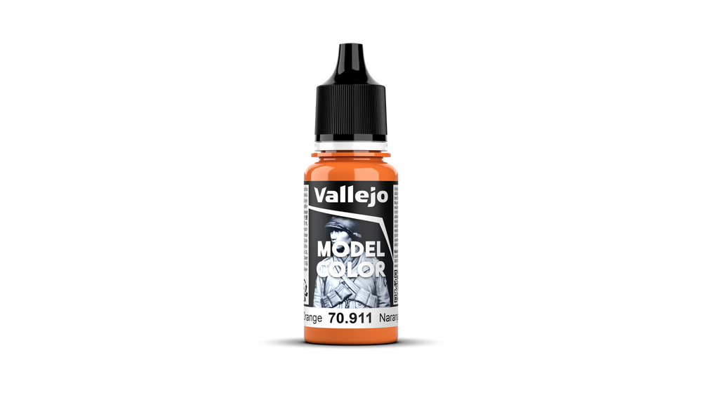 Vallejo Model Color: #029 - Light Orange - 18 ml Matt Acrylic Paint