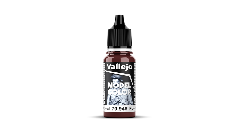 Vallejo Model Colour #040 - Dark Red - 18 ml Matt Acrylic Paint