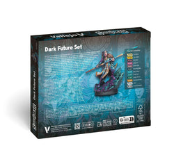 Vallejo Dark Future Set by Squidmar Miniatures - 12 Acrylic Paints + Exclusive Miniature