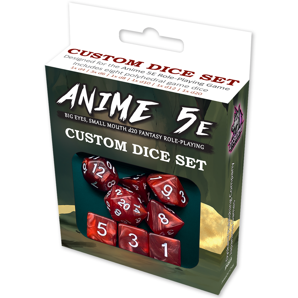 Anime 5E Custom Dice Set