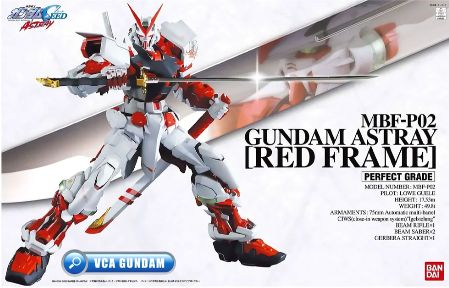 PG 1/60 GUNDAM ASTRAY RED FRAME
