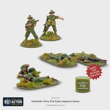 Bolt Action - Australian Army Weapons Teams - Far East