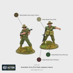 Bolt Action - Australian Army Weapons Teams - Far East