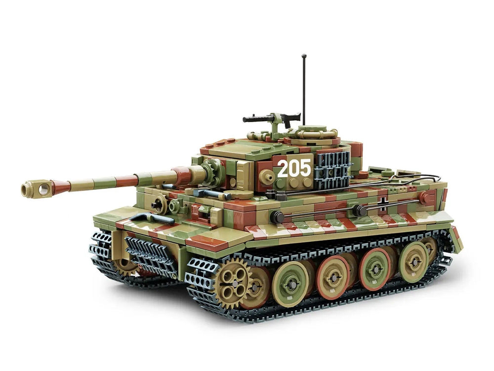 Build Army Tiger I Tank in Camo