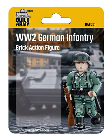 Build Army German Infantry Soldier Model Brick Kit