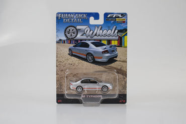 1:64 Oz Wheels FSD Road Series 3 - FPV BF Typhoon - Silver w/Orange Stripes