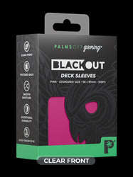 Blackout Deck Sleeves - Standard Size - Pink