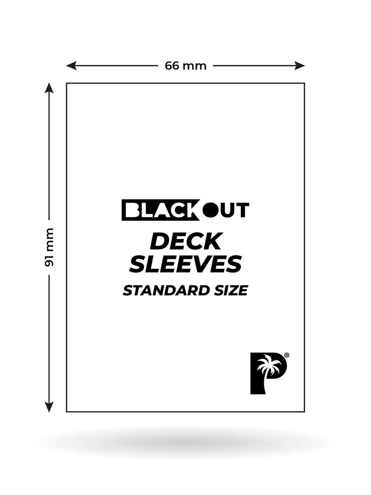 Blackout Deck Sleeves - Standard Size - Pink
