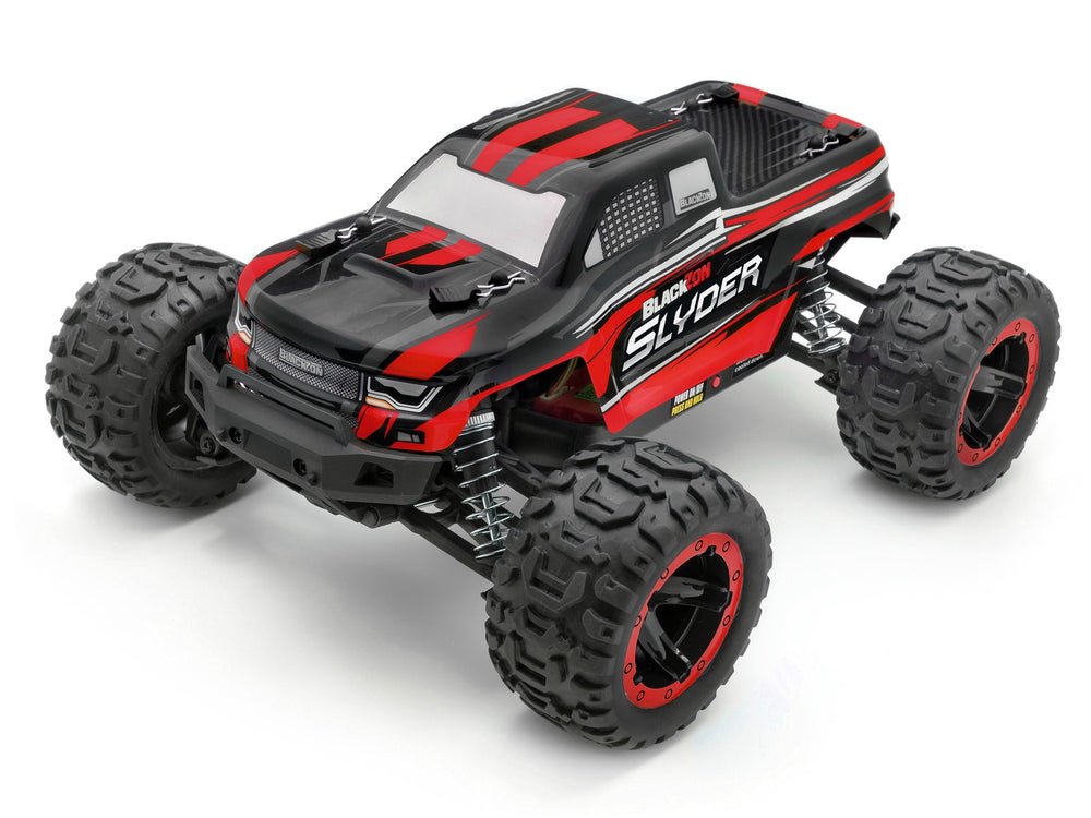 Blackzon Slyder MT 1/16 4WD Electric Monster Truck - Red