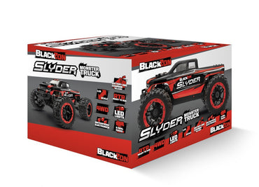 Blackzon Slyder MT 1/16 4WD Electric Monster Truck - Red