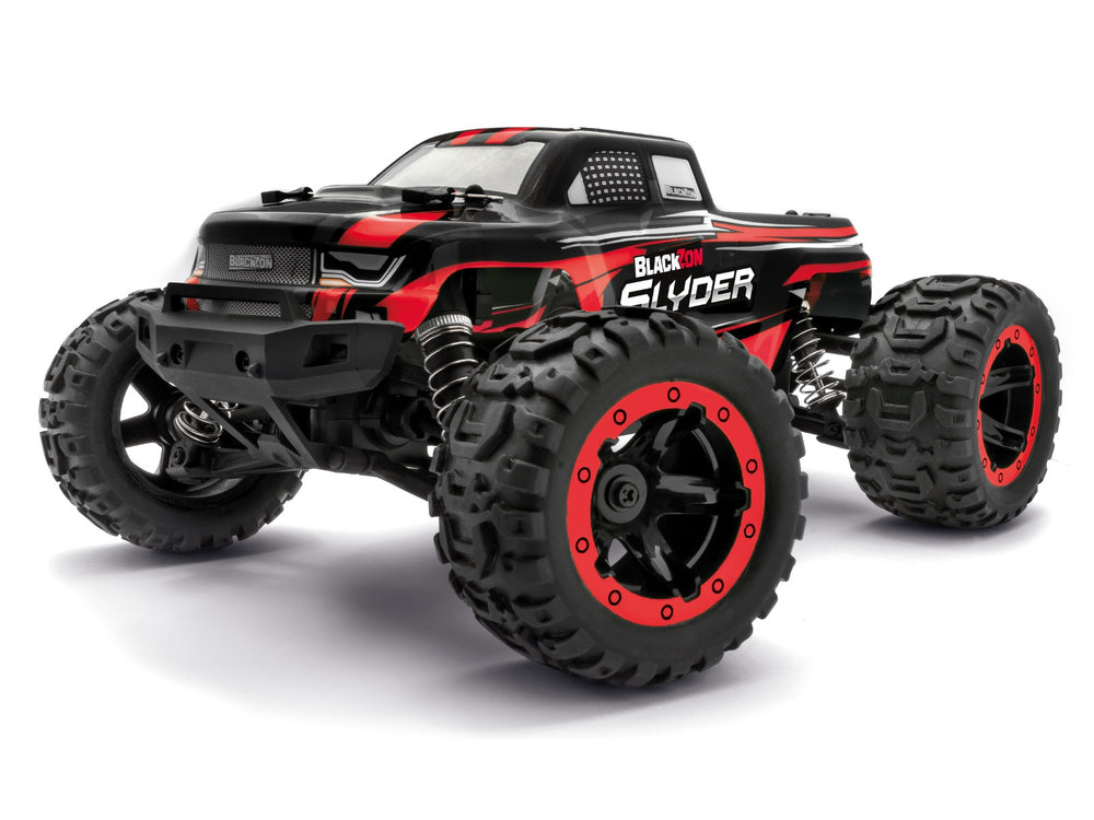 Blackzon Slyder MT 1/16 4WD Electric Monster Truck - Red