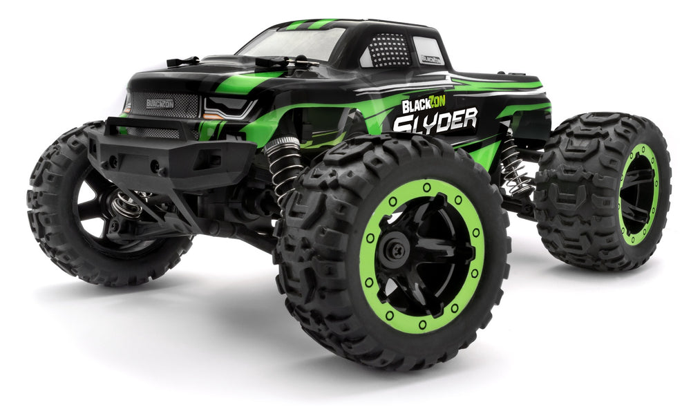 Blackzon Slyder MT 1/16 4WD Electric Monster Truck - Green