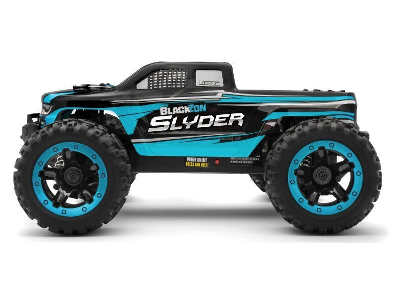 Blackzon Slyder MT 1/16 4WD Electric Monster Truck - Blue