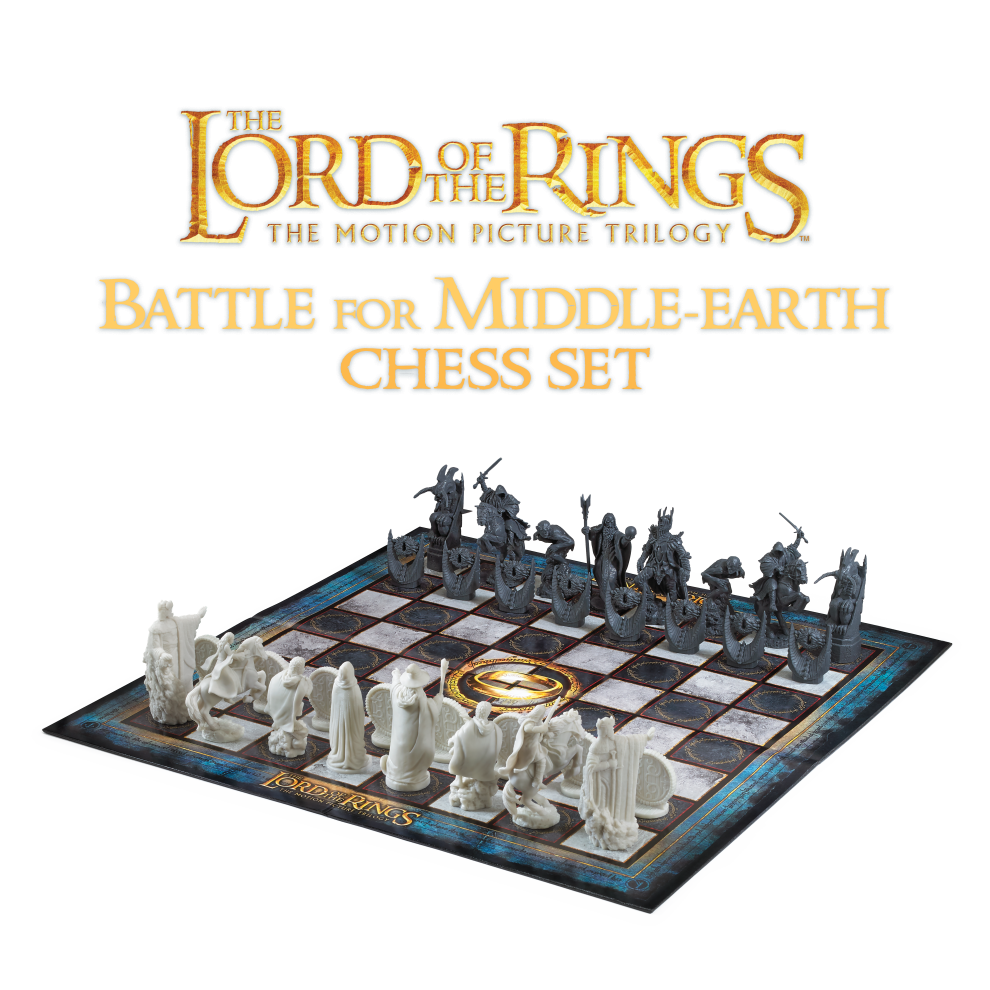 LORD OF THE RINGS Chess Set: Battle For Middle-Earth