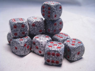 Chessex Dice Sets: Granite Speckled 16mm d6 (12)