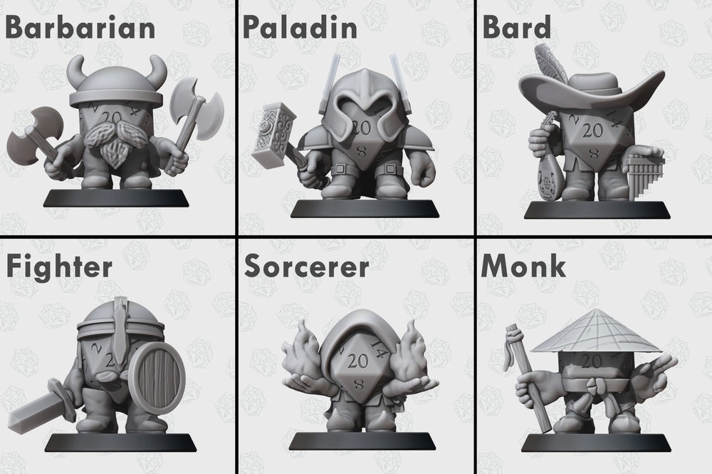 Pluto Minis D20 Heroes - Set A