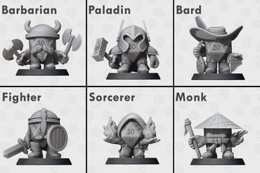 Pluto Minis D20 Heroes - Set A