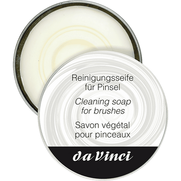 da Vinci Series 4433 KERNSEIFE Brush Soap - 85 g in a round metal box
