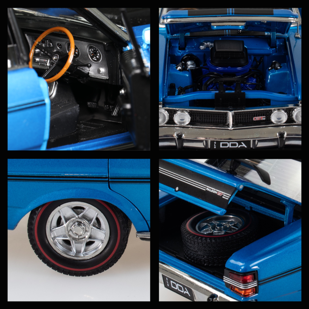 DDA 1:24 Blue XY GTHO Ford