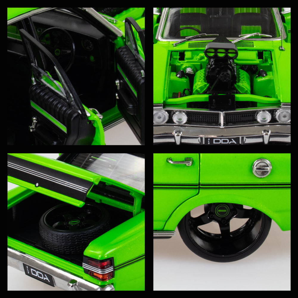 DDA 1/24 Supercharged XY GTHO Ford In Lime Green