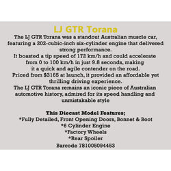 DDA 1:24 Yellow LJ GTR