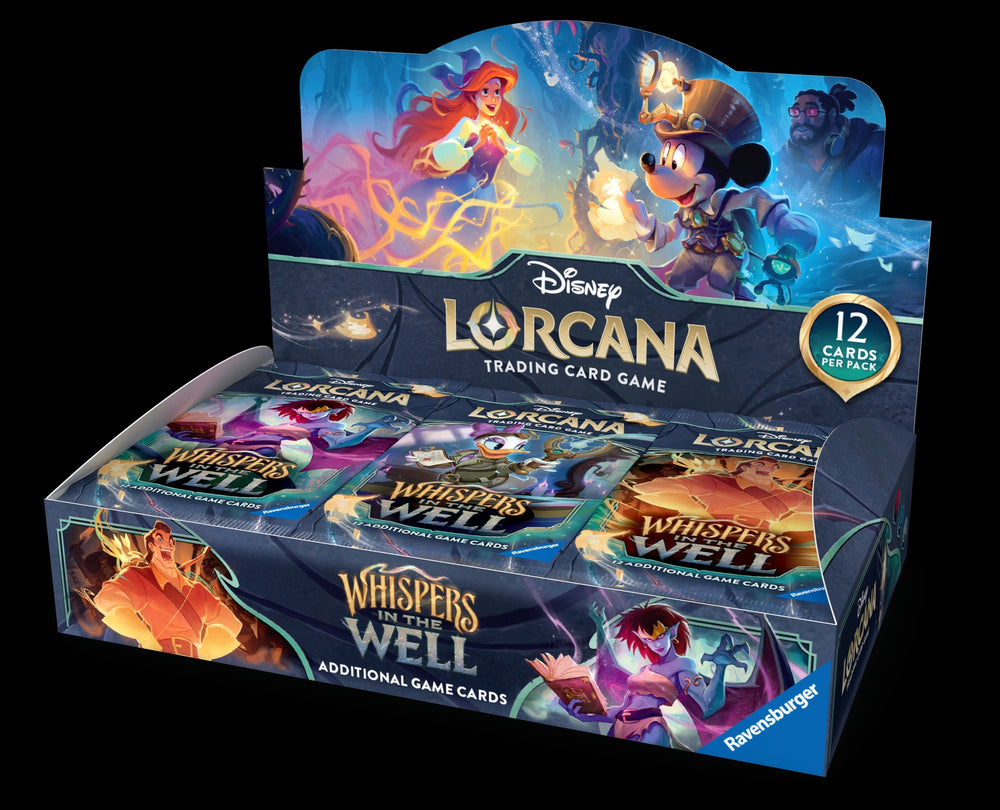 Disney Lorcana Series 10 Whispers in the Well Booster Display